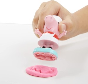 Play-Doh, ciastolina furgonetka z lodami, figurki Peppy i George'a| Prezent