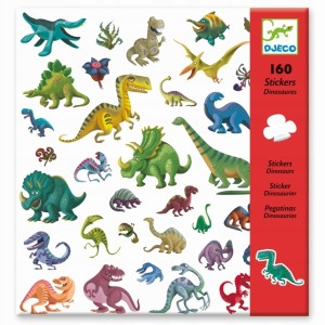 Zestaw naklejek DINOZAURY | Djeco