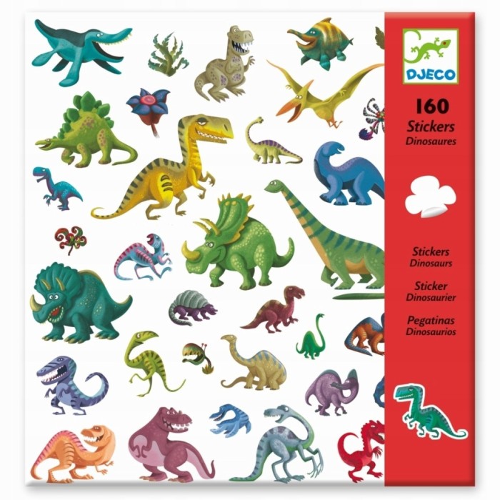 Zestaw naklejek DINOZAURY | Djeco