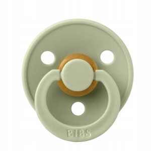 Smoczki kauczukowe BIBS COLOUR 2-PACK Sage & Cloud 0-6 miesięcy