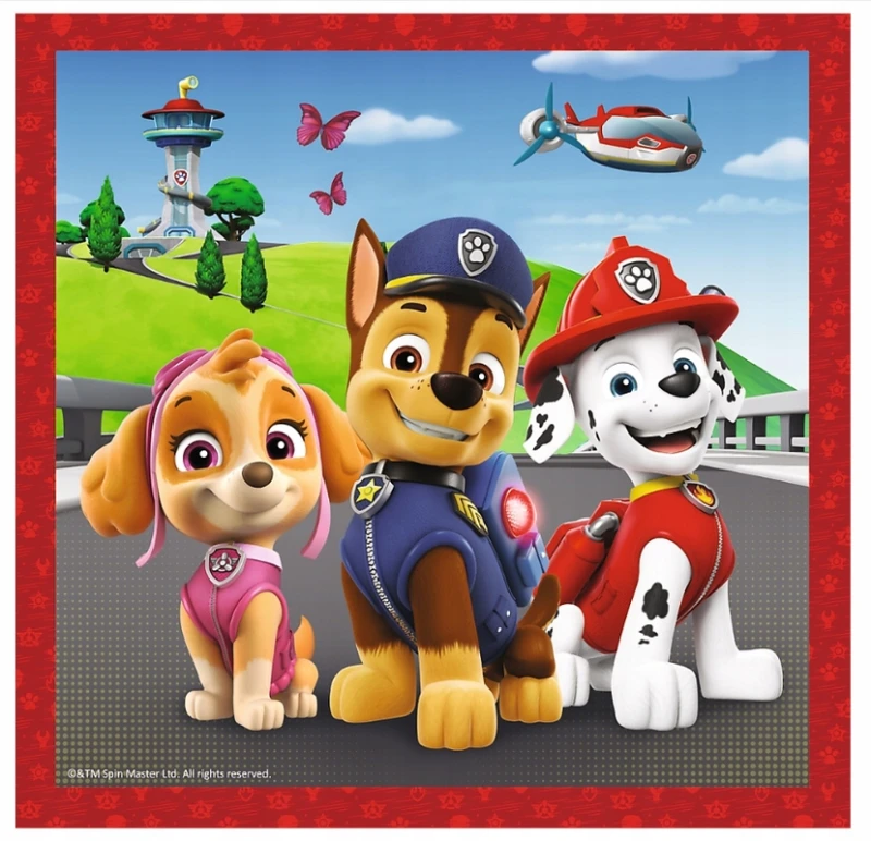 PSI PATROL | Puzzle 3w1 | Wesołe pieski | Trefl