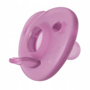 Philips Avent|Smoczek silikonowy okrągły, symetryczny| różowy |0-6 miesięcy
