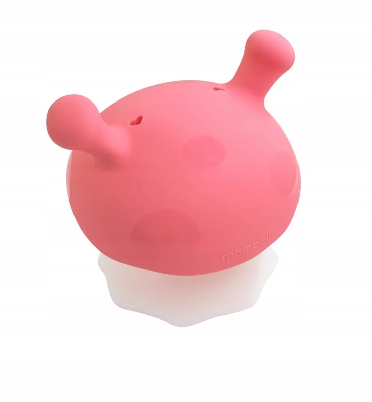 Mombella Mushroom Pink | Gryzak silikonowy na ząbkowanie | Grzybek