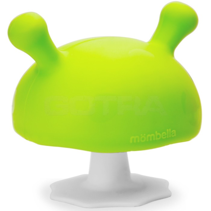 Mombella Mushroom Green | Gryzak silikonowy na ząbkowanie | Grzybek
