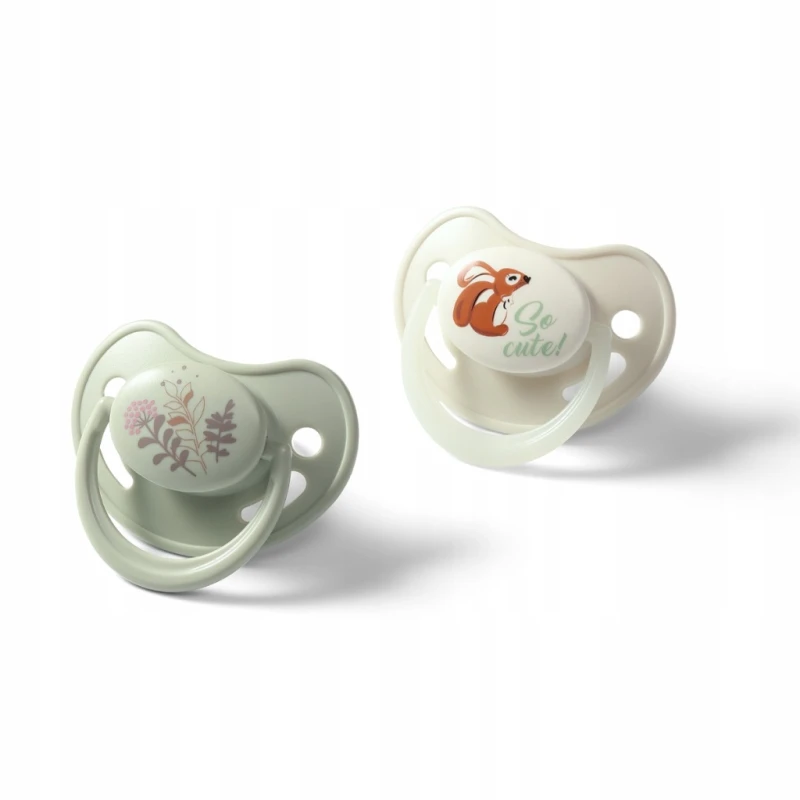 BABYONO 1670/02 | Smoczki anatomiczne silikonowe 6-18 m