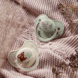 BABYONO 1670/02 | Smoczki anatomiczne silikonowe 6-18 m