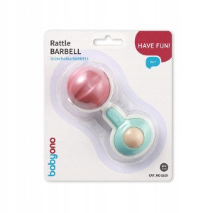BABYONO 1629 | Grzechotka BARBELL
