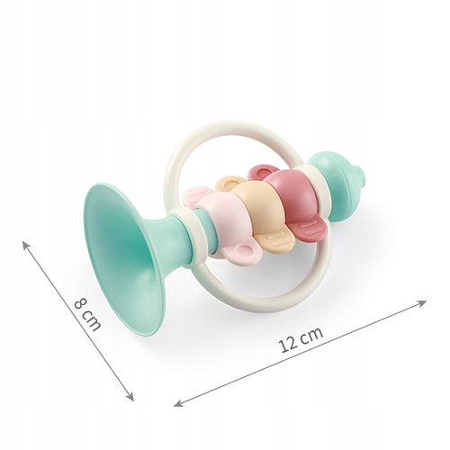 BABYONO 1629 | Grzechotka TRUMPET