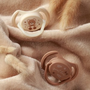 BABYONO 1669/01 | Smoczki symetryczne silikonowe 0-6 m