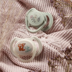 BABYONO 1669/02 | Smoczki symetryczne silikonowe 6-18 m