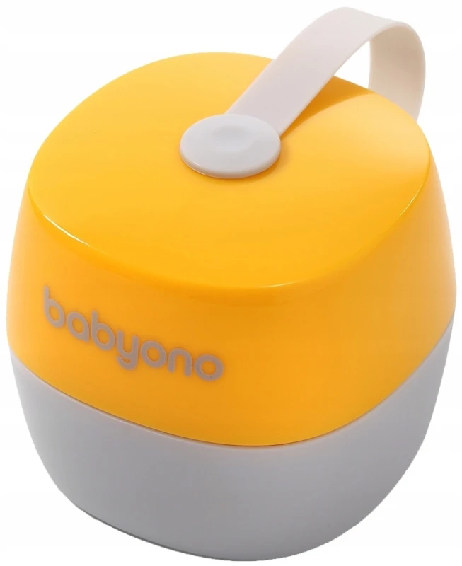 BABYONO | Pojemnik na smoczek | kolor żółty | 535/03