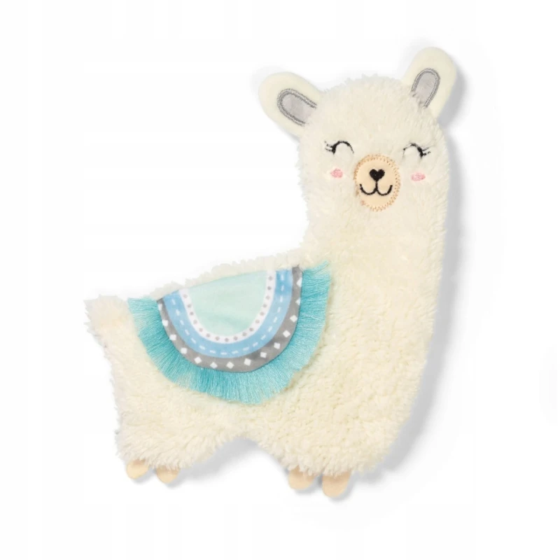 BABYONO 1557/02 | Przytulanka - szeleścik LLAMA LULU | kolor niebieski