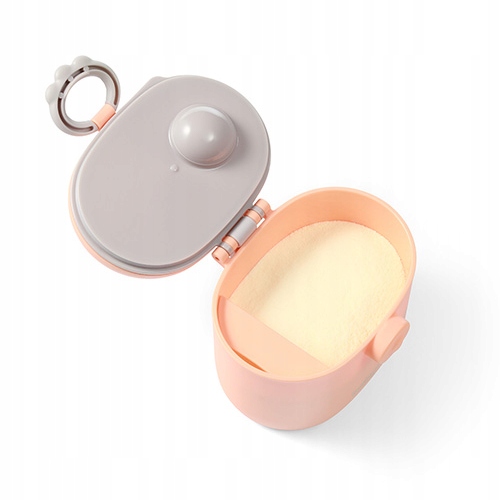BABYONO | Przenośny pojemnik na mleko w proszku |kolor brzoskwiniowy |240ml