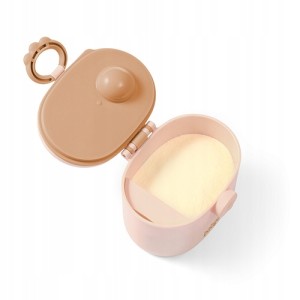 BABYONO | Przenośny pojemnik na mleko w proszku |kolor beżowy |240ml