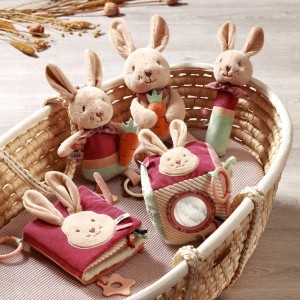 BABYONO 1683 | Kostka sensoryczna Rabbit Karo