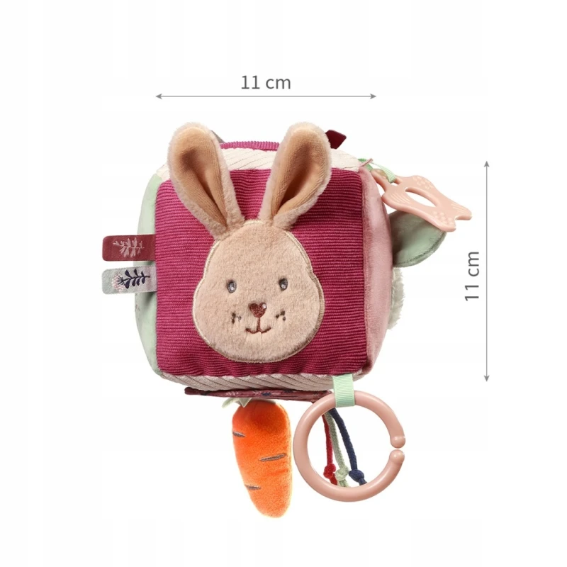 BABYONO 1683 | Kostka sensoryczna Rabbit Karo