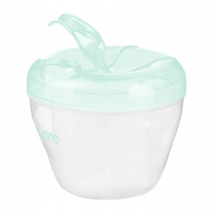 BABYONO | Pojemnik na mleko w proszku 1022 | przezroczysty miętowy