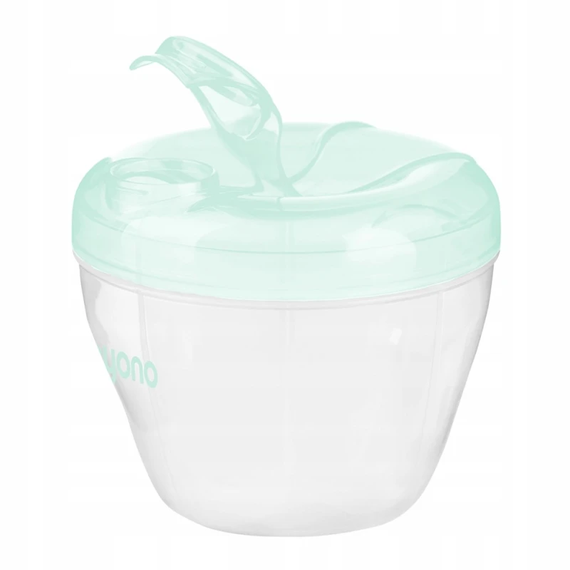 BABYONO | Pojemnik na mleko w proszku 1022 | przezroczysty miętowy