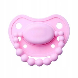 Smoczek pozycjonujący LUU Kids Pink a Boo 3-6 miesięcy