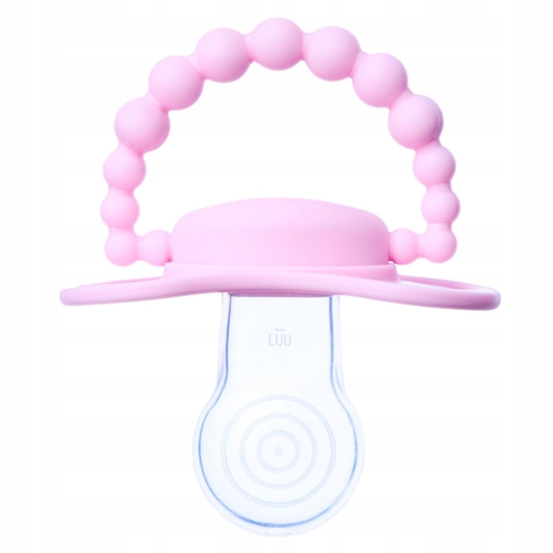 Smoczek pozycjonujący LUU Kids Pink a Boo 3-6 miesięcy