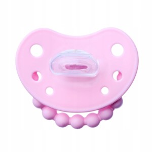 Smoczek pozycjonujący LUU Kids Pink a Boo 3-6 miesięcy