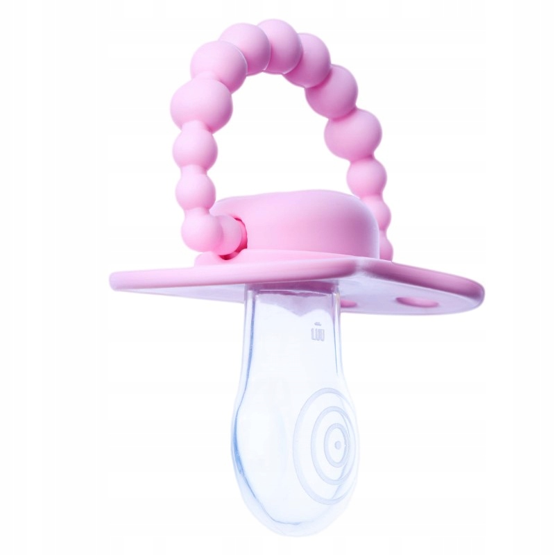 Smoczek pozycjonujący LUU Kids Pink a Boo 3-6 miesięcy
