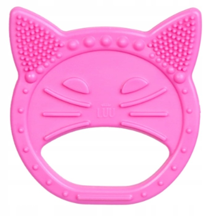 Gryzak Sensoryczny Luu Kids LUUISA THE CAT | różowy