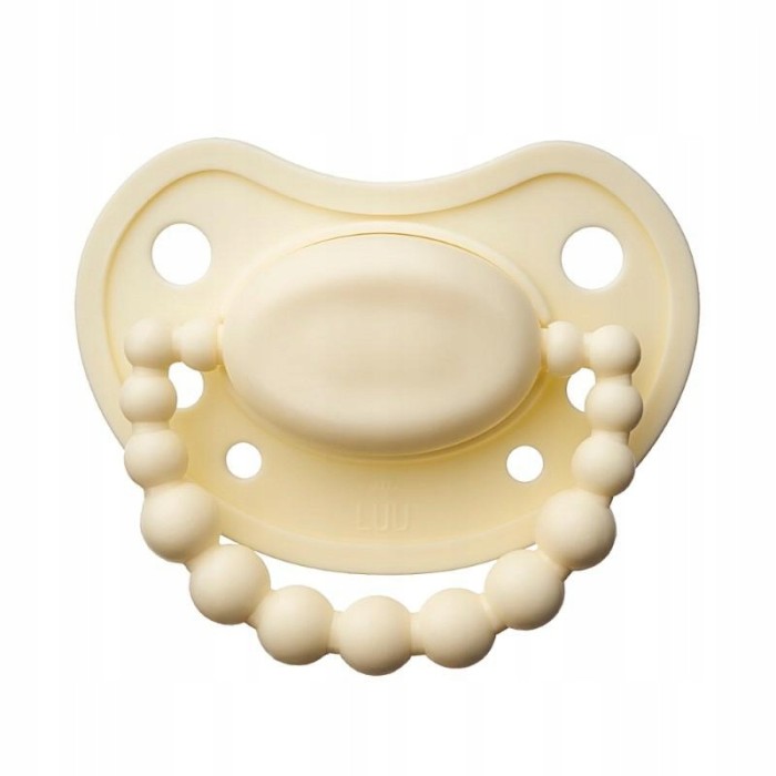 Smoczek pozycjonujący LUU Kids Creamy Lemon 0-3 miesięcy