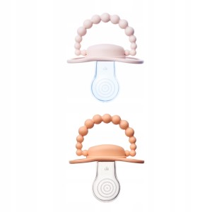 Luu Kids zestaw smoczków Kids Velvet Blush i Summer Apricot 0-3 miesięcy