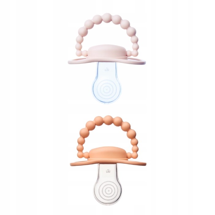 Luu Kids zestaw smoczków Kids Velvet Blush i Summer Apricot 0-3 miesięcy