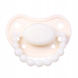 Smoczek pozycjonujący LUU Kids American Cream Glow 3-6 miesięcy