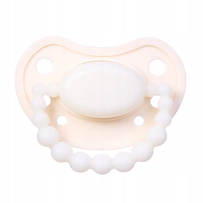 Smoczek pozycjonujący LUU Kids American Cream Glow 3-6 miesięcy