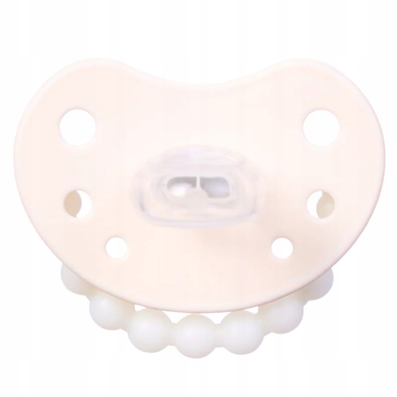Smoczek pozycjonujący LUU Kids American Cream Glow 3-6 miesięcy