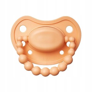 Smoczek pozycjonujący LUU Kids Summer Apricot 0-3 miesięcy