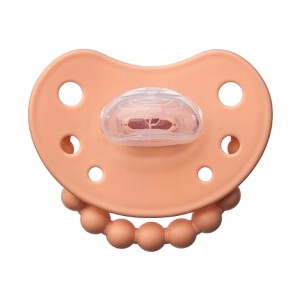 Smoczek pozycjonujący LUU Kids Summer Apricot 0-3 miesięcy