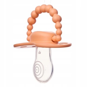 Smoczek pozycjonujący LUU Kids Summer Apricot 0-3 miesięcy