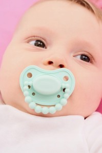 Smoczek pozycjonujący LUU Kids Vivid Mint 0-3 miesięcy