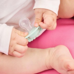 Smoczek pozycjonujący LUU Kids Vivid Mint 0-3 miesięcy