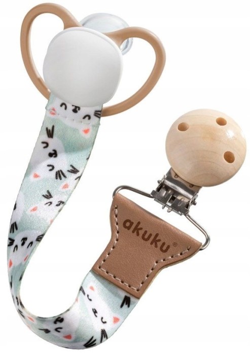 AKUKU A0582 | Zawieszka do smoczka | Kotki