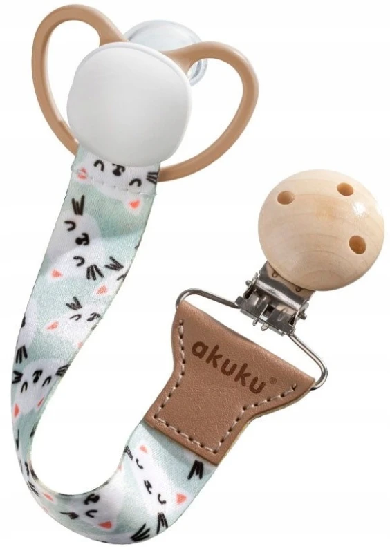 AKUKU A0582 | Zawieszka do smoczka | Kotki