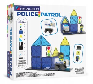 Magna-Tiles | Klocki magnetyczne | Police Patrol 20 elementów