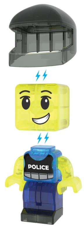 Magna-Tiles | Klocki magnetyczne | Police Patrol 20 elementów