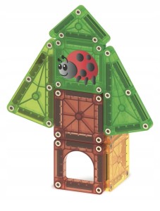 Magna-Tiles | Klocki magnetyczne | microMAGS Treehouse Travel 24 elementów