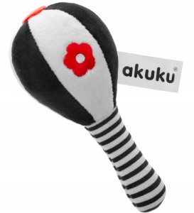 Akuku A0483 | Pluszowa zabawka sensoryczna | Maracas
