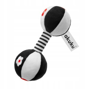 Akuku A0483 | Pluszowa zabawka sensoryczna | Maracas