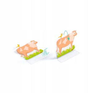 Djeco | Naklejki wielokrotnego użytku 3D | FARMA